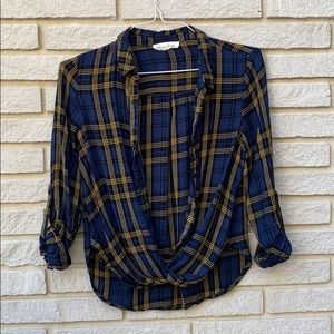 Silk flannel shirt